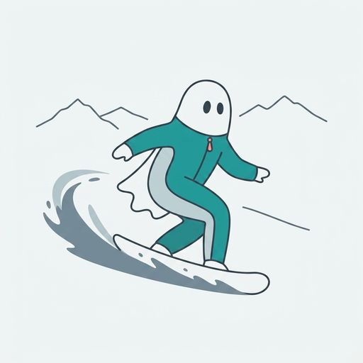雪場裡的連身裝：單板滑手的復古叛逆