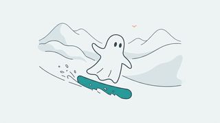 神樂滑雪場插畫