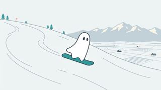比布滑雪場插畫