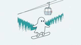 札幌國際滑雪場插畫