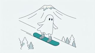 雫石滑雪場插畫
